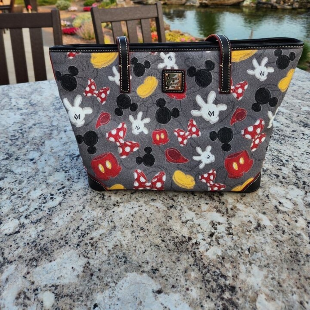 Disney Dooney and Bourke Mickey mania body parts tote
